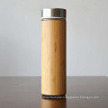 550ml Bamboo Cover 18/8 Stainless Steel Vacuum Insulated Water Bottles